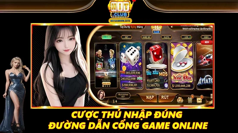Cược thủ nhập đúng đường dẫn cổng game online