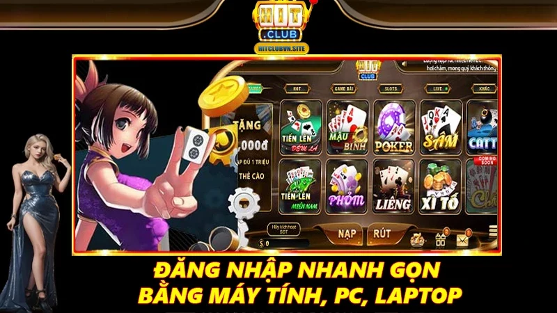 Đăng nhập nhanh gọn bằng máy tính, PC, Laptop