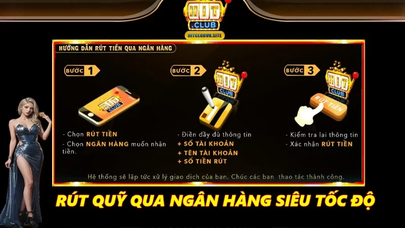 Rút quỹ qua ngân hàng siêu tốc độ Rút quỹ qua ngân hàng siêu tốc độ