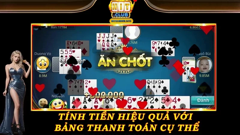 Tính tiền hiệu quả với bảng thanh toán cụ thể